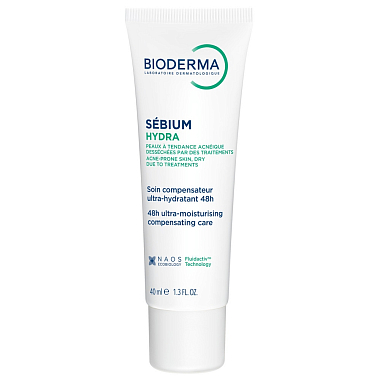 Купить Bioderma Sebium Hydra 40 мл крем для пересушенной воспаленной кожи увлажняющий