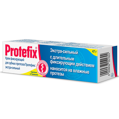 Купить Protefix 40 мл крем фиксирующий для зубных протезов экстра-сильный