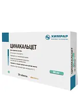 Купить: Цинакальцет 30 мг 28 шт таблетки покрытые пленочной оболочкой