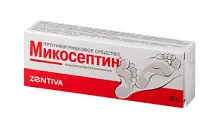 Купить: Микосептин 30 г мазь для наружного применения