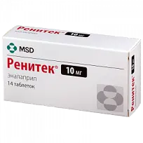 Купить: Ренитек таб 10мг №14