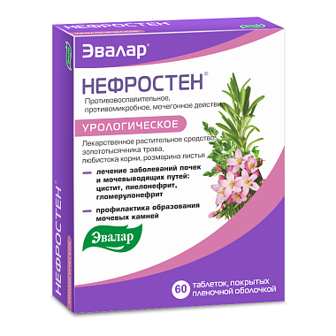 Купить Нефростен 250 мг 60 шт таблетки