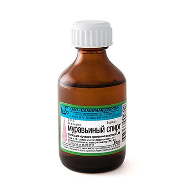 Купить Муравьиный спирт 1,4% 50 мл раствор для наружного применения спиртовой