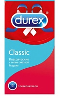 Купить: Durex Classic презервативы классические 6 шт.
