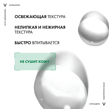 Купить Vichy Normaderm 200 мл лосьон интенсивно очищающий  для жирной и проблемной кожи лица