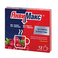 Купить: Анвимакс порошок д/р-ра д/внутр 5г №12 клюква