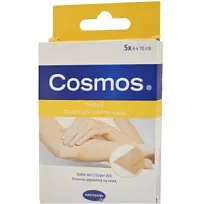 Купить: Cosmos Textile Elastic 6 см х 10 см 5 шт пластырь текстильный
