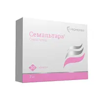 Купить: Семальтара 7 мг 30 шт таблетки