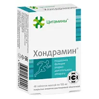 Купить: Хондрамин 40 шт таблетки покрытые кишечнорастворимой оболочкой