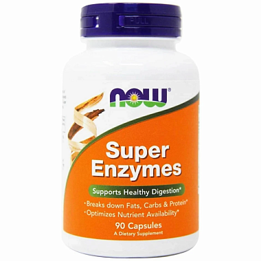 Купить Now Foods Супер Энзимы 90 шт капсулы