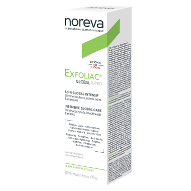 Купить Noreva Exfoliac Global X-Pro 30 мл крем против несовершенств