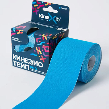 Купить Кинезио тейп Kinexib Pro 5 см х 5 м бинт адгезивный синий