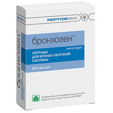 Купить Бронхоген Пептидбио 60 шт капсулы