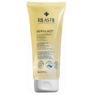 Купить Rilastil Xerolact 200 мл масло для очищения защитное и успокаивающее