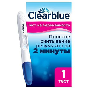 Купить Clearblue Easy 1 шт тест на беременность