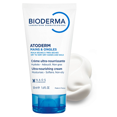Купить Bioderma Atoderm 50 мл крем для рук восстанавливающий