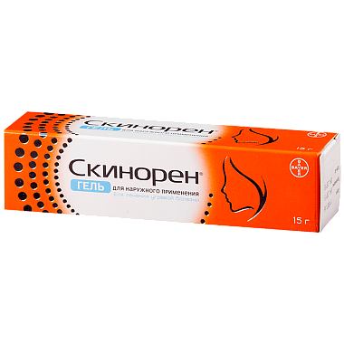 Купить Скинорен 15 % 15 г гель для наружного применения
