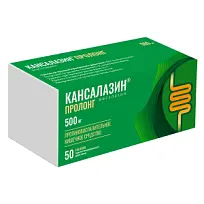 Купить: Кансалазин 500 мг 50 шт таблетки кишечнорастворимые покрытые пленочной оболочкой