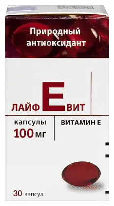 Купить Лайфевит 30 шт 100 мг капсулы
