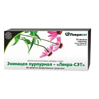 Купить: Эхинацея пурпурная-лекра-сэт 1,5 г 20 шт фильтр-пакеты