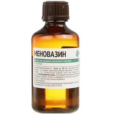 Купить Меновазин 40 мл спиртовой раствор для наружного применения флакон