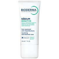 Купить: Bioderma Sebium Sensitive 30 мл крем увлажняющий успокаивающий для проблемной кожи лица