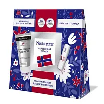 Купить: Neutrogena Норвежская формула набор крем-уход для рук и ногтей 75 мл + бальзам-помада 4,8 г