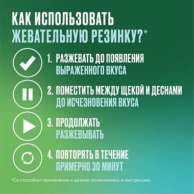 Купить Никоретте 4 мг 30 шт резинка жевательная лекарственная морозная мята