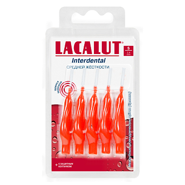 Купить Lacalut Interdental 5 шт ёршики цилиндрические размер S 1,0 мм