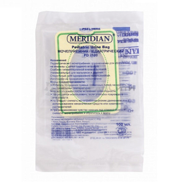 Купить Meridian PD 2100 100 мл мочеприемник для детей стерильный
