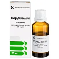 Купить: Кордиамин 25% 25 мл капли