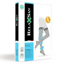 Купить: Relaxsan чулки компрессионные 2 класс размер 4 телесные 280 den открытый носок