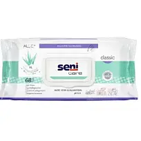 Купить: Seni Care Classic 68 шт салфетки влажные с алоэ вера и аллантоином