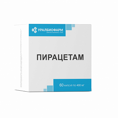 Купить Пирацетам капсулы 400мг №60
