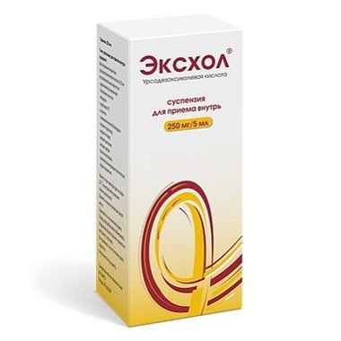 Купить Эксхол 250 мг/5 мл 250 мл суспензия для приема внутрь с мерным стаканчиком