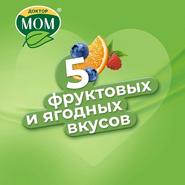 Купить Доктор Мом 20 шт пастилки клубника