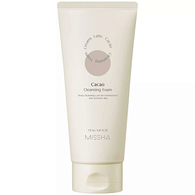 Купить Missha Creamy Latte 172 мл пенка для умывания с маслом какао и медом
