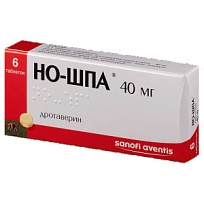 Купить: Но-шпа 40 мг 6 шт таблетки