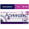 Купить Аримидекс 1 мг 28 шт таблетки покрытые пленочной оболочкой