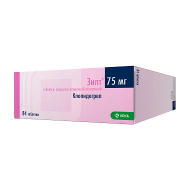 Купить Зилт 75 мг 84 шт таблетки покрытые пленочной оболочкой