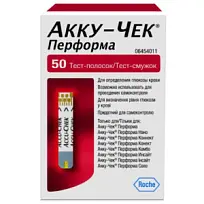 Купить: Accu-Chek Perfoma 50 шт тест-полоски для определения глюкозы крови