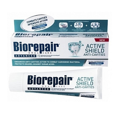 Купить Biorepair Active Shield 75 мл паста зубная для проактивной защиты