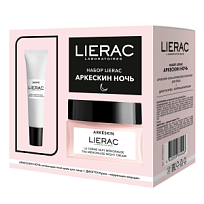 Купить: Lierac Arkeskin набор 50 мл крем для лица ночной + 15 мл гель-крем для век