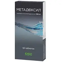 Купить: Метадоксил 500 мг 10 шт таблетки