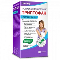 Купить: Формула Спокойствия Триптофан 275 мг 60 шт капсулы