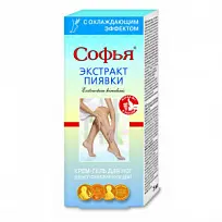 Купить: Софья 75 мл крем-гель для ног биоактивный экстракт пиявки с охлаждающим эффектом