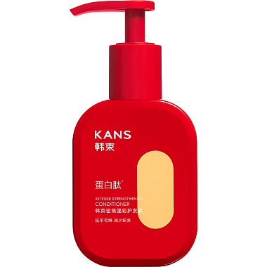 Купить Kans 300 г кондиционер с пептидами и витамином Е для ломких поврежденных волос