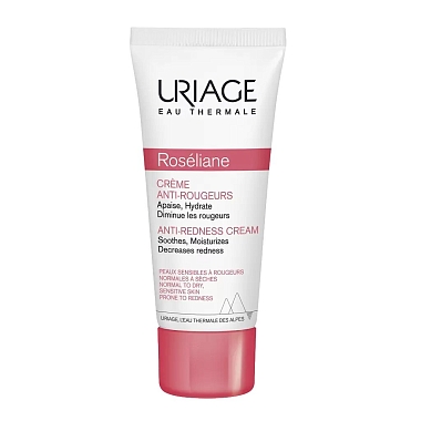 Купить Uriage Roseliane Creme Anti-Rougeurs 40 мл крем против покраснений для кожи склонной к куперозу