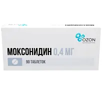Купить: Моксонидин 400 мкг 90 шт таблетки покрытые пленочной оболочкой