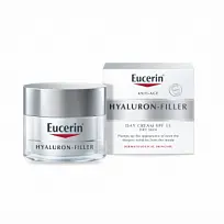 Купить: Eucerin Hyaluron-Filler крем дневной 50мл для сухой и чувствительной кожи spf15